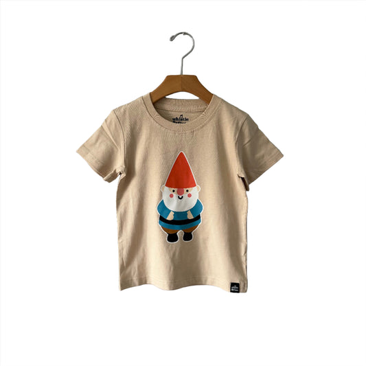 Whistle & Flute / Kawaii Garden Gnome T-Shirt  / 3-4Y - New with tag