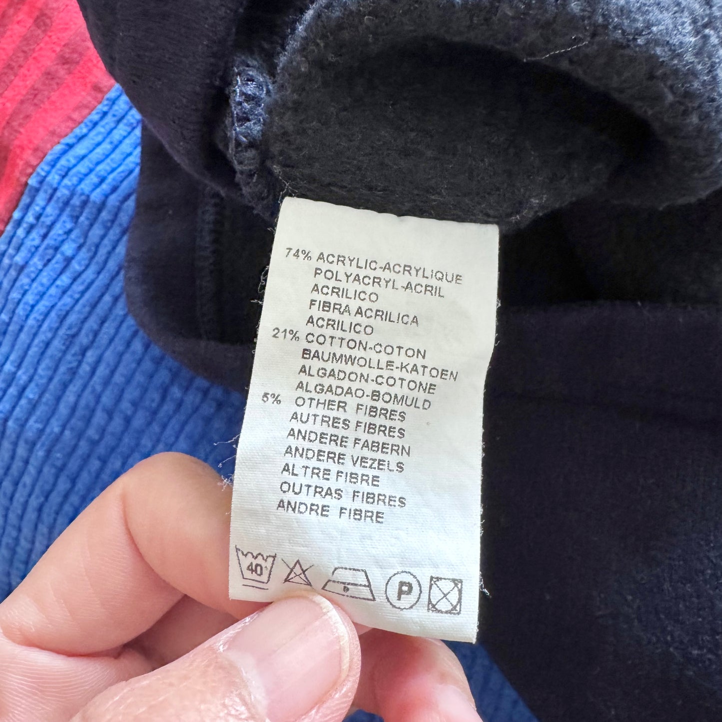 Sweat-shirt vintage Palomino / Marine / 98(3A)