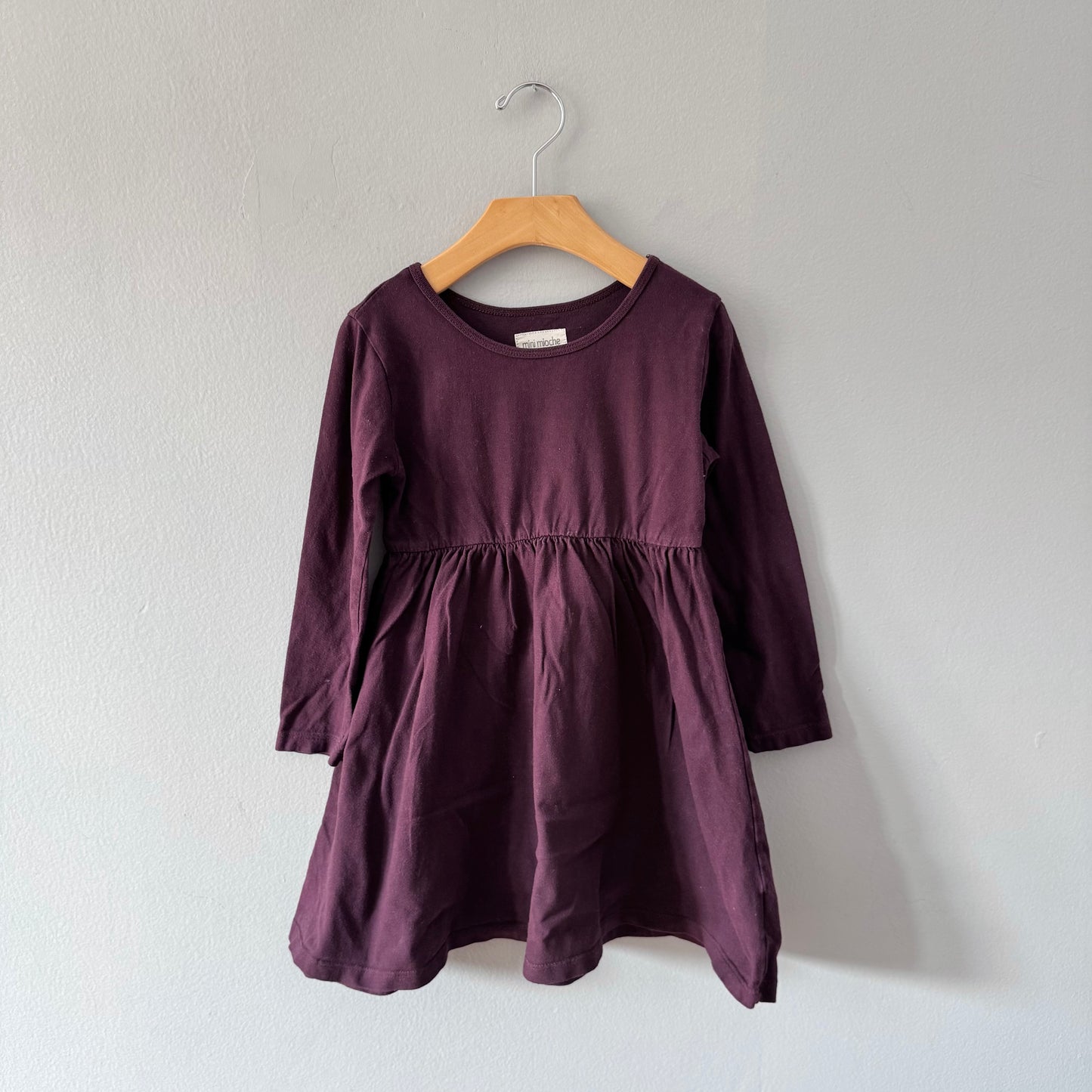 Mini mioche / Burgundy dress / 5-6Y