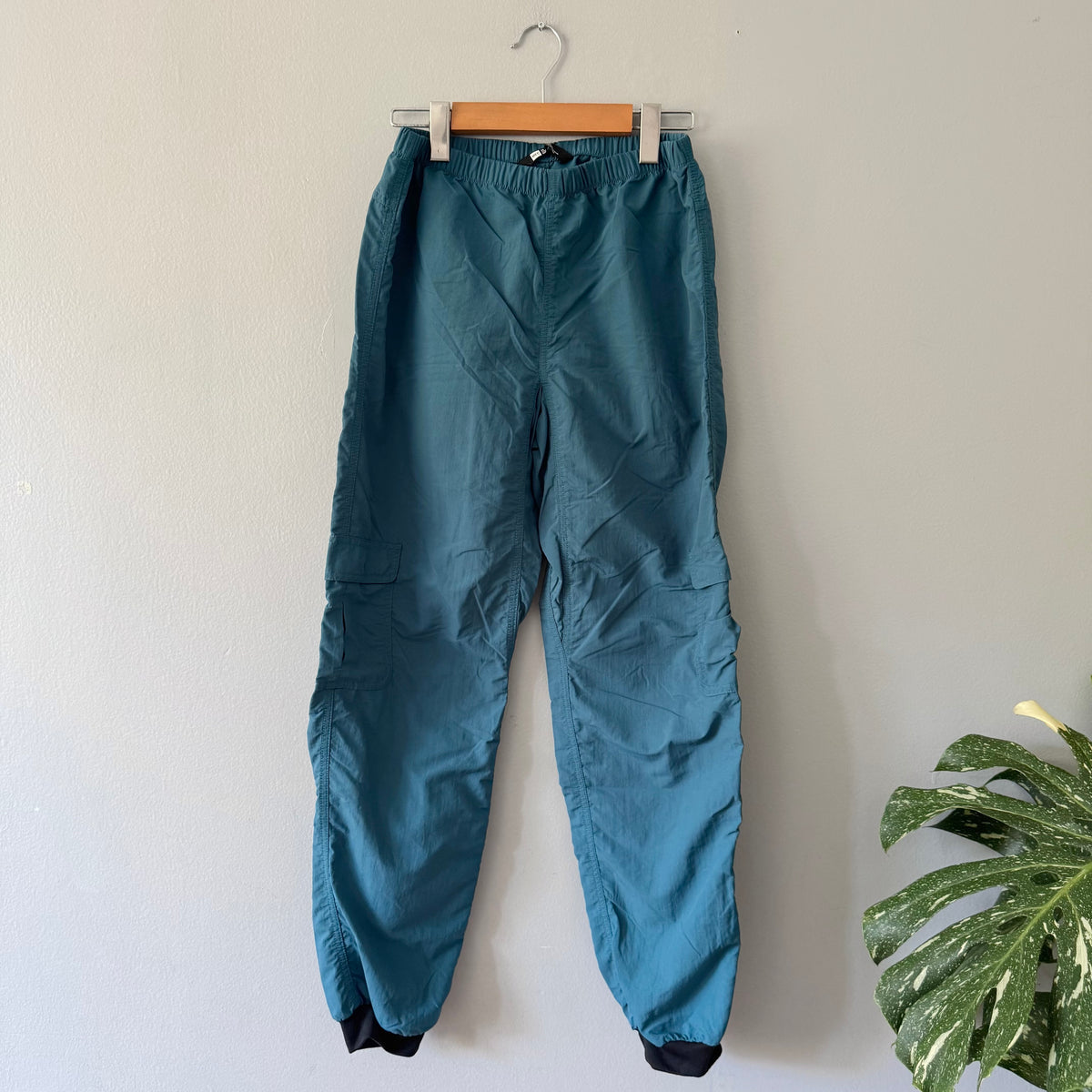 Mec / Smokey blue nylon pants / 14Y