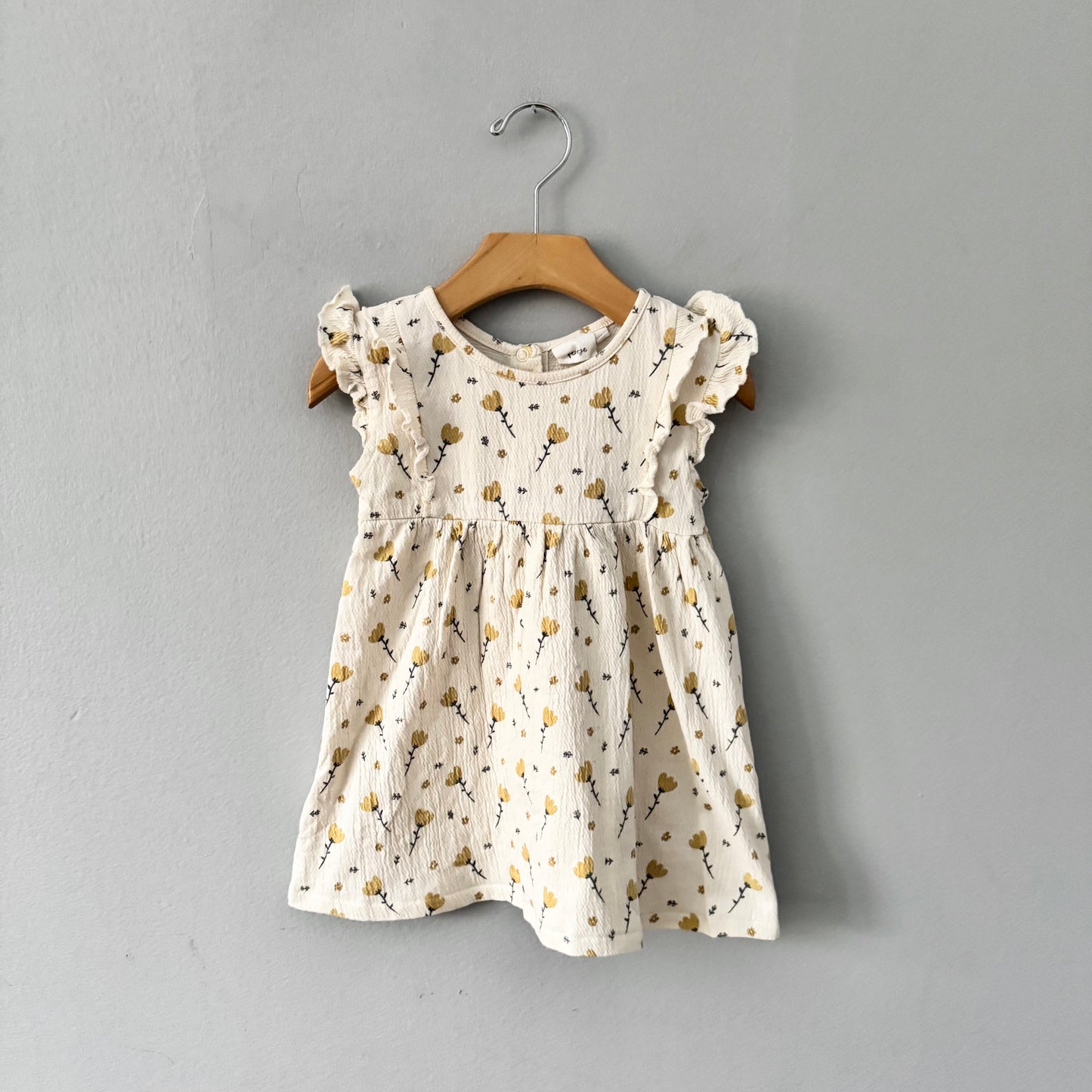 Feetje / Robe débardeur ivoire à fleurs / 86 (18-24 mois)