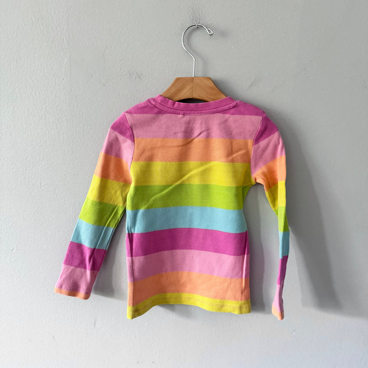 Next / Ribbed x rainbow long sleeve / 4Y
