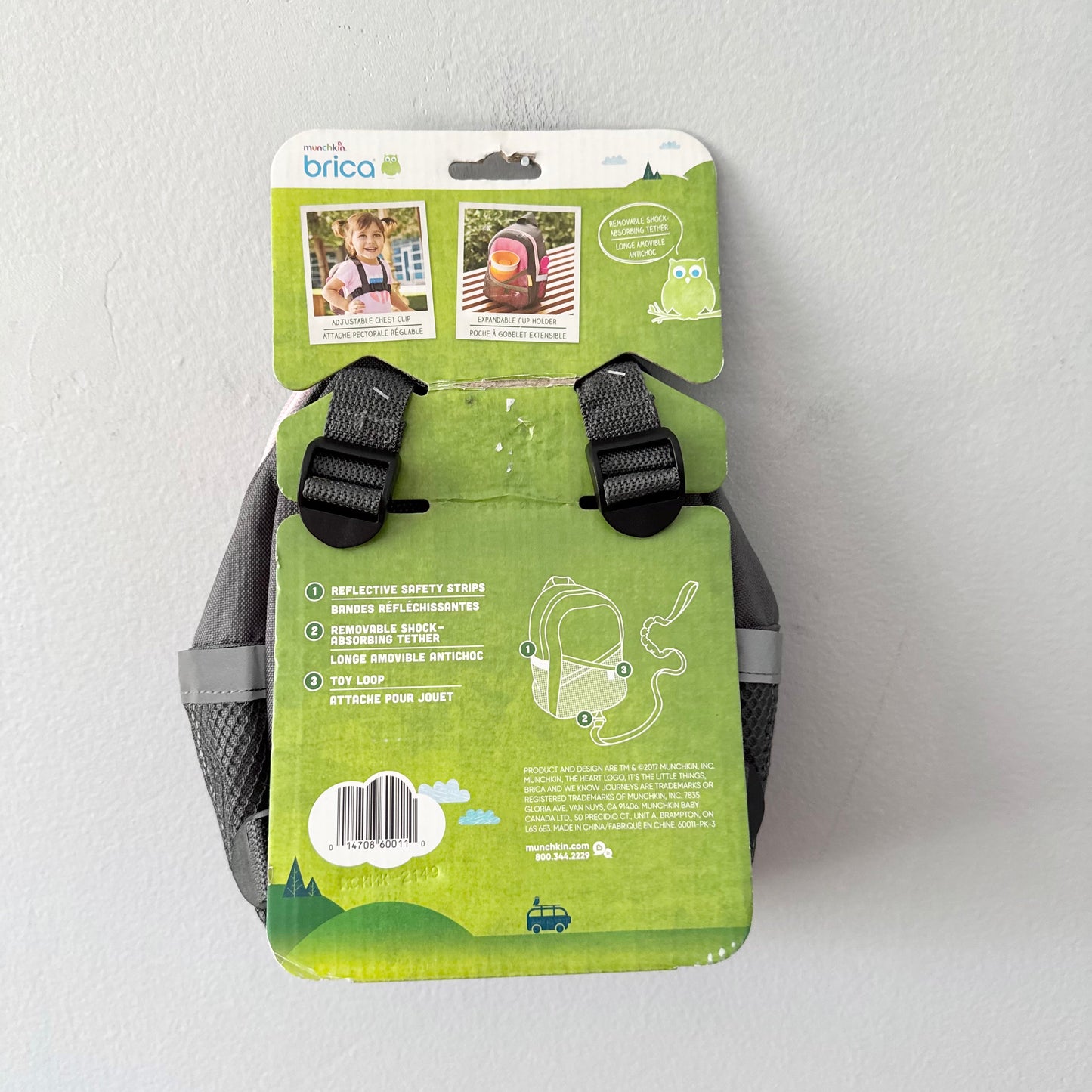 Munchikin Brica / By my side safety harness backpack / 18M - New with package