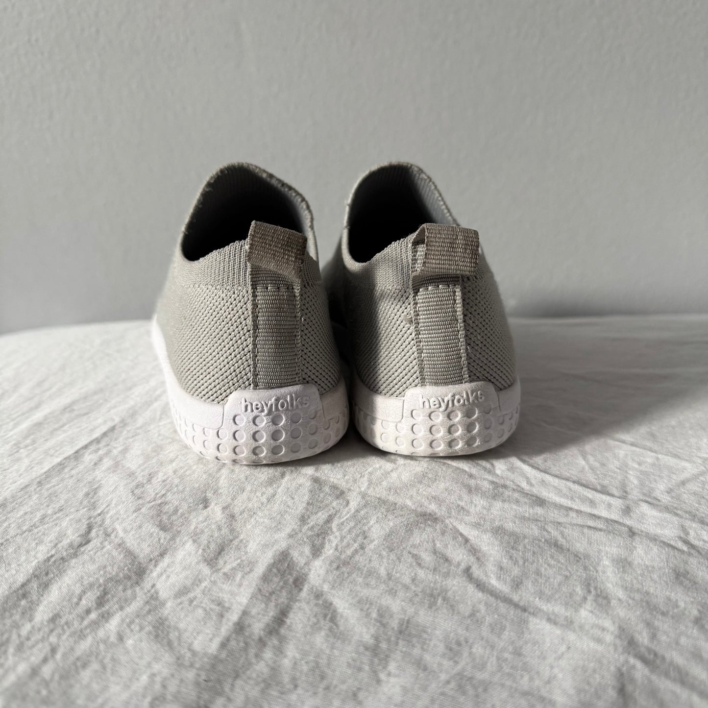Hey Folks / knit slip on shoes / US11