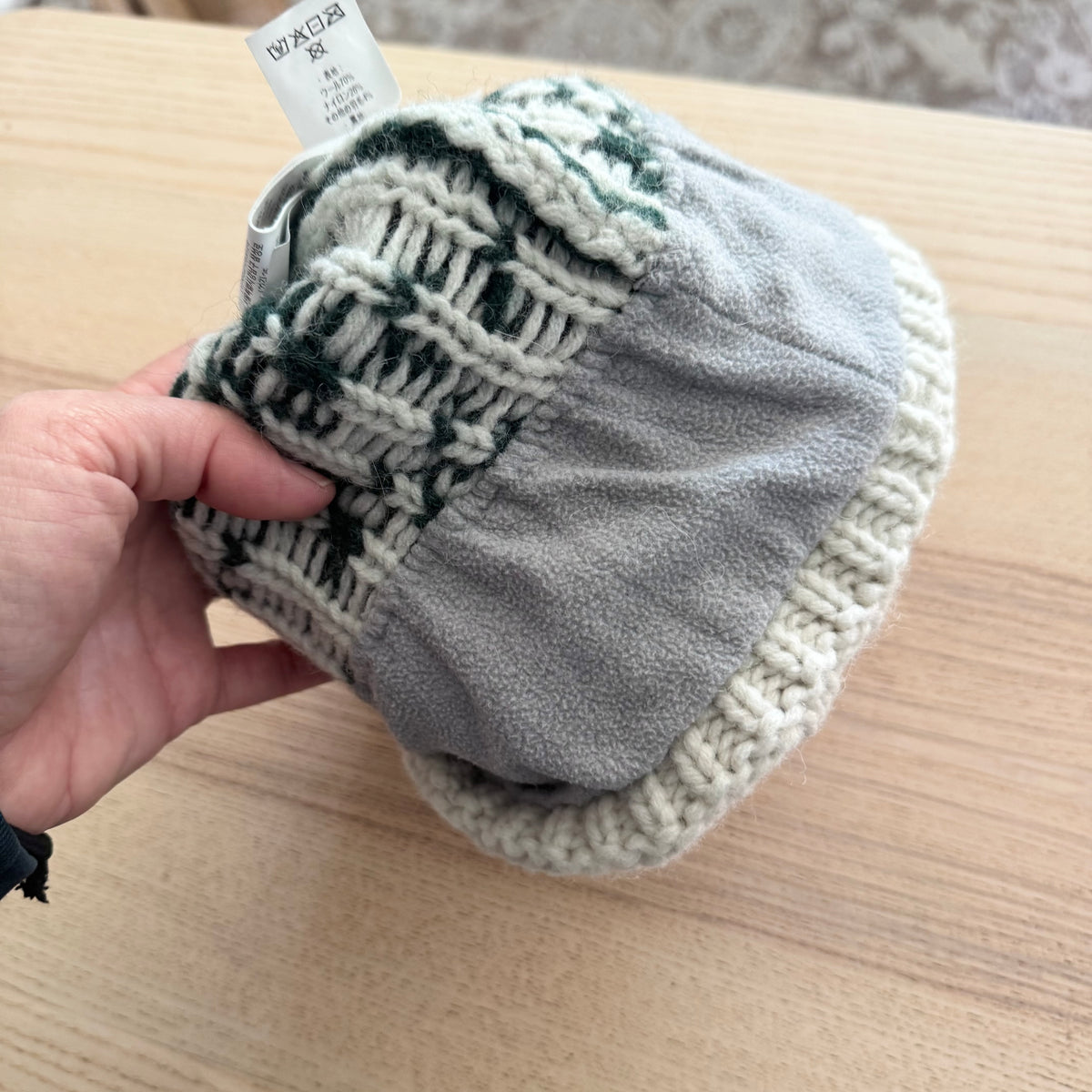 Patagonia / Fleece lined knit hat / Kids one size