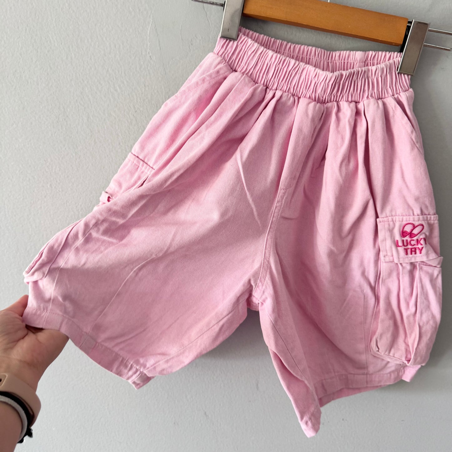 Lucky Try / Pink short pants / 6-7Y