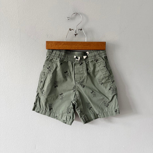 Gap / Khaki chino shorts - Mickey / 2Y