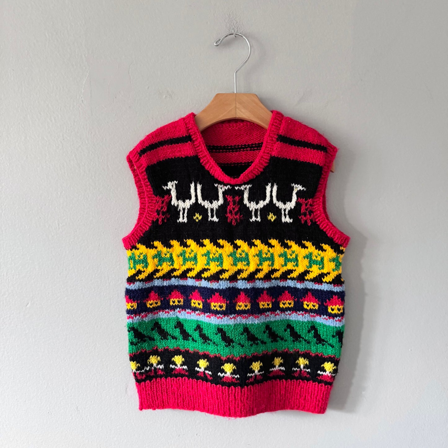 Handmade / Knit vest / 6Y
