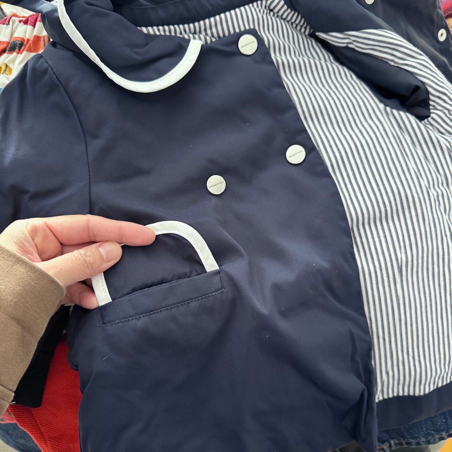 Jacadi / Navy padded jacket / 18M