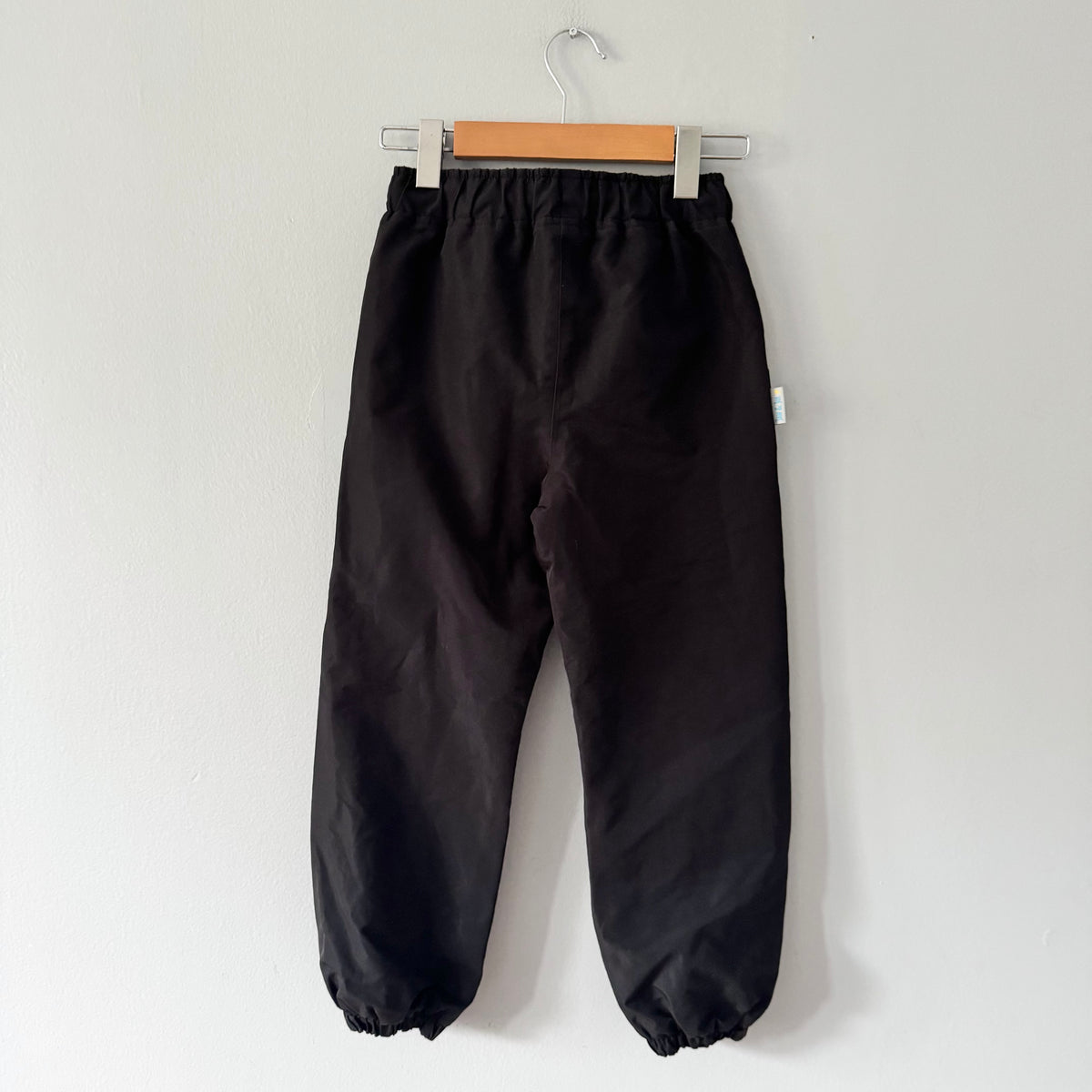 Jan & Jul / Black fleece lined pants / 6Y