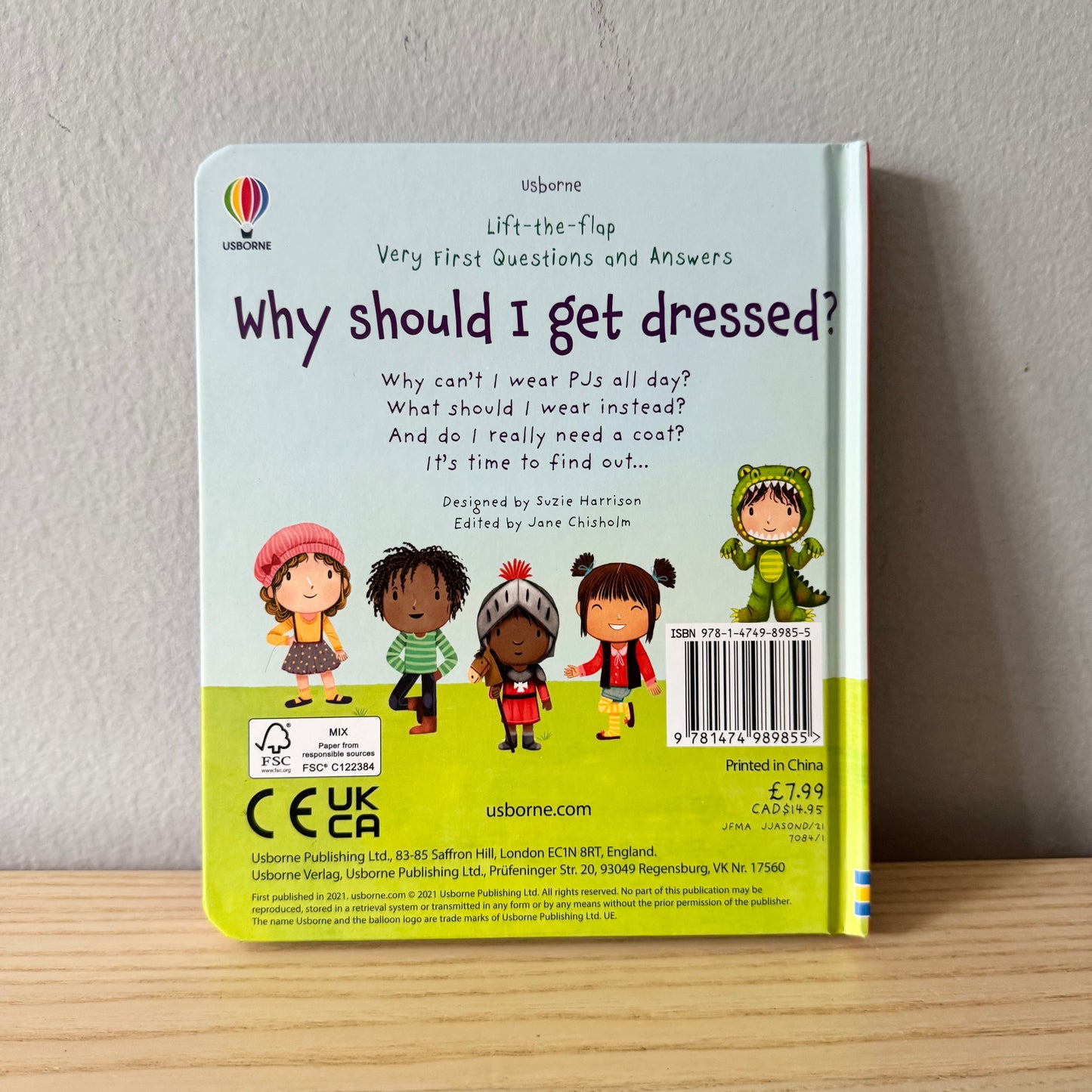 [Brand New] Usborne Lift-the-flap - Why should I get dressed?