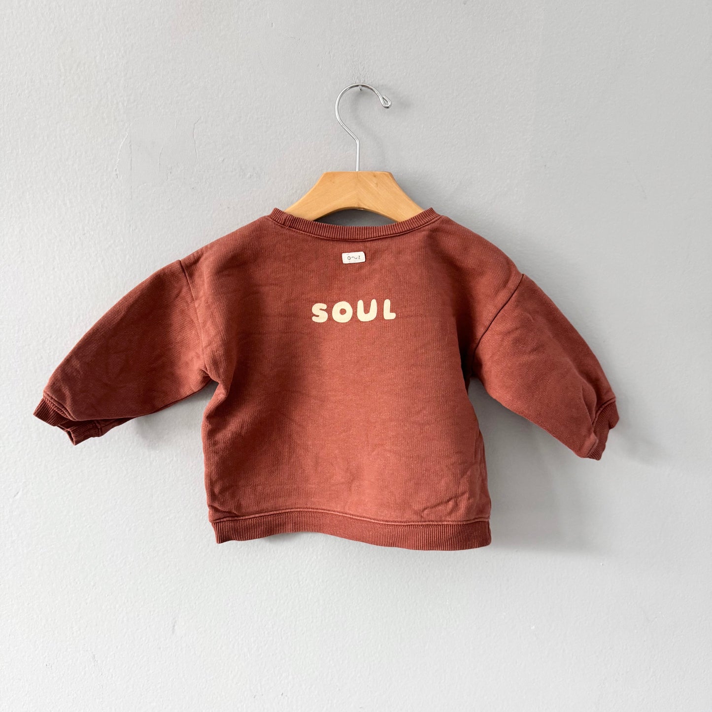 Organic Zoo / Sweatshirt marron / 1-2 ans