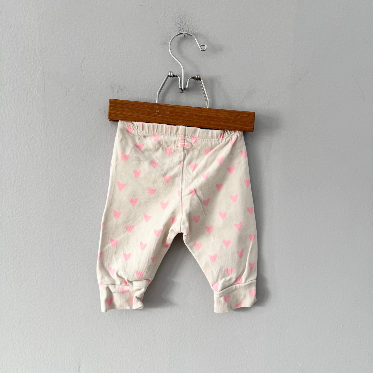 Gap / Pantalon blanc à cœur / 3-6M