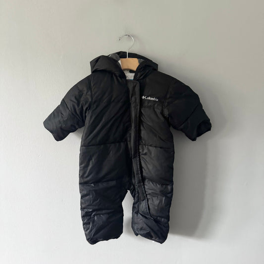 Columbia / Black snow bunting suit / 3-6M
