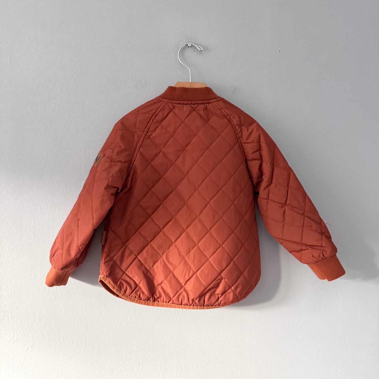 Deux par Deux / Orange brown padded jacket / 3Y