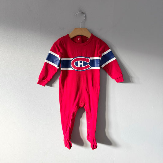 Petit lem x NHL / Canadiens red romper / 12M