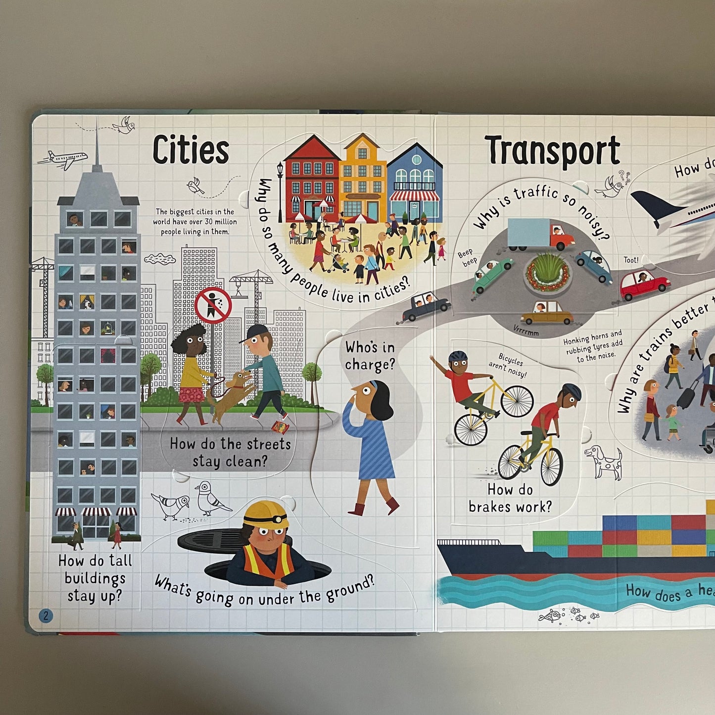 [Brand New] Usborne Lift-the-flap: Questions and Answers - How Does it Work?