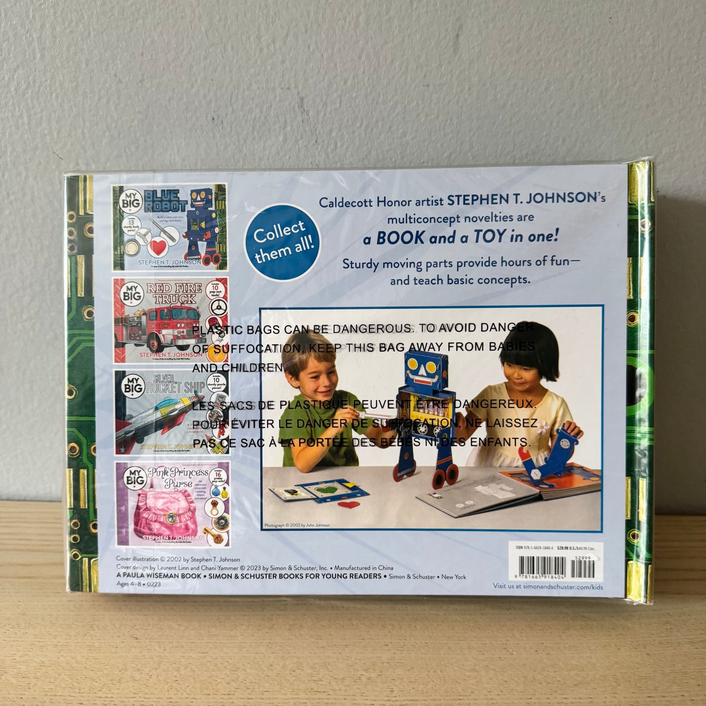 [Brand New] Blue Robot - Build a robot with arms and legs that move!