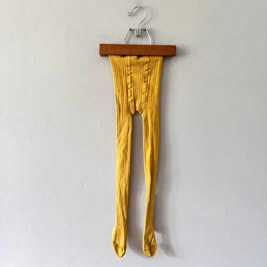 No brand / Mustard tights / 5-6Y