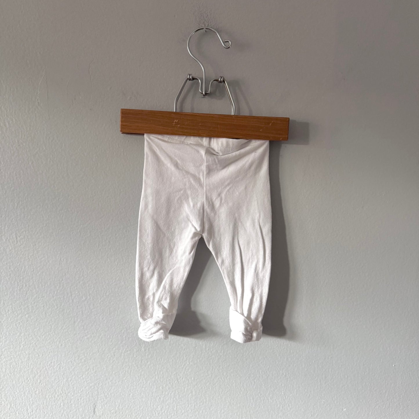 Janie & Jack / White leggings / 3-6M