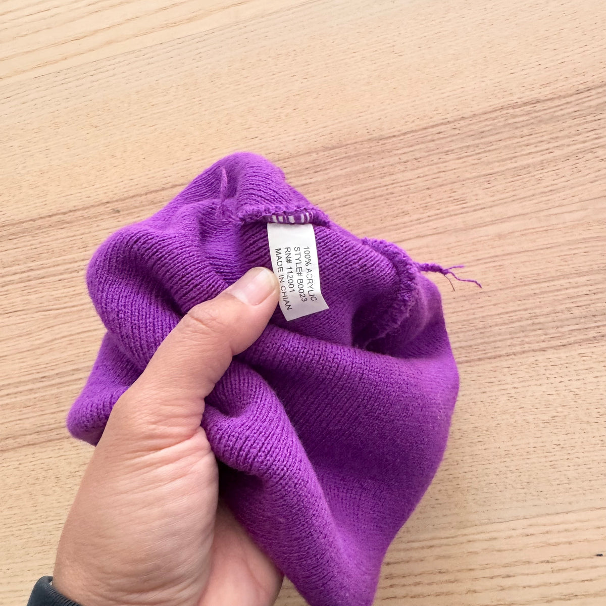 No brand / Purple beanie