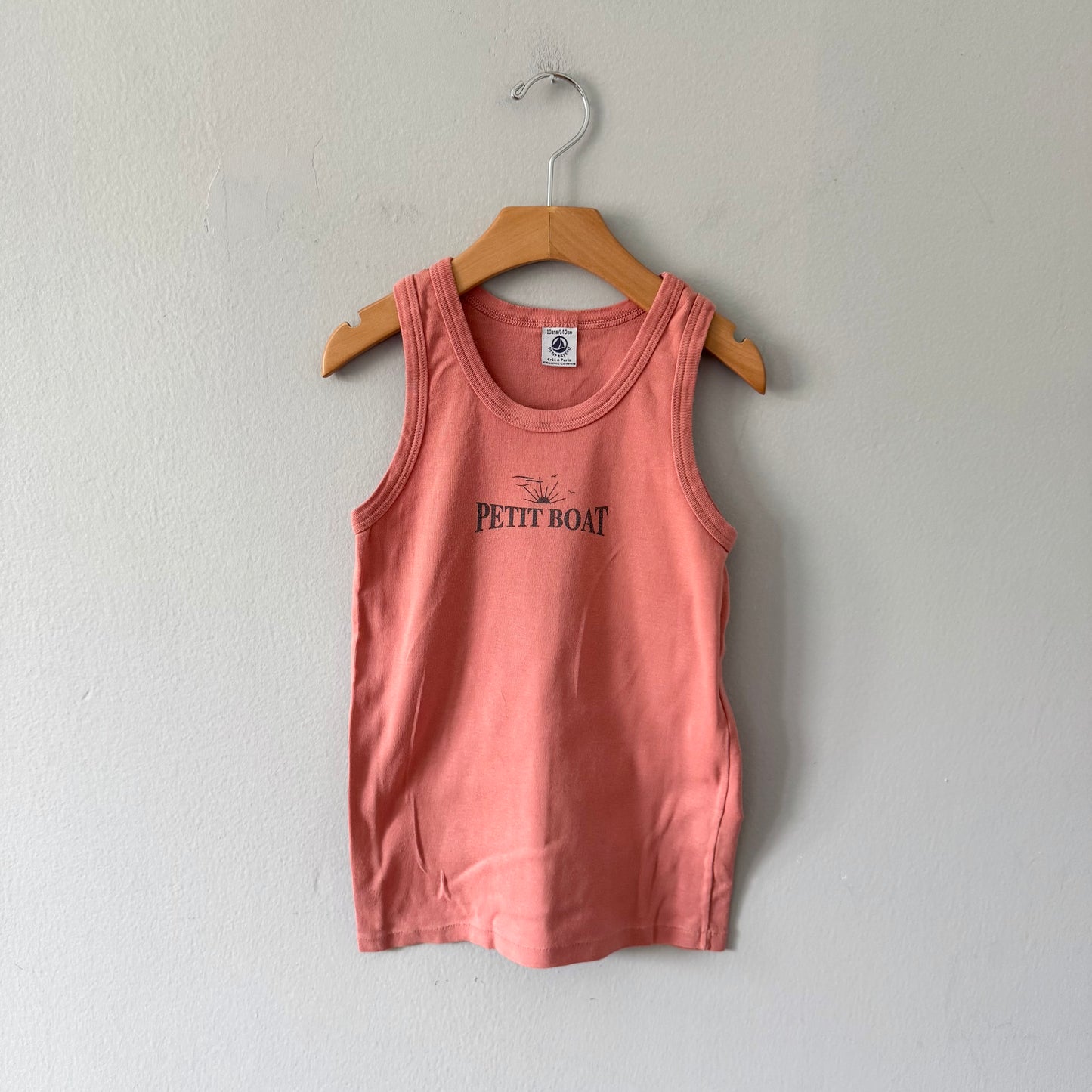 Petit Bateau / Orange tank top / 10Y