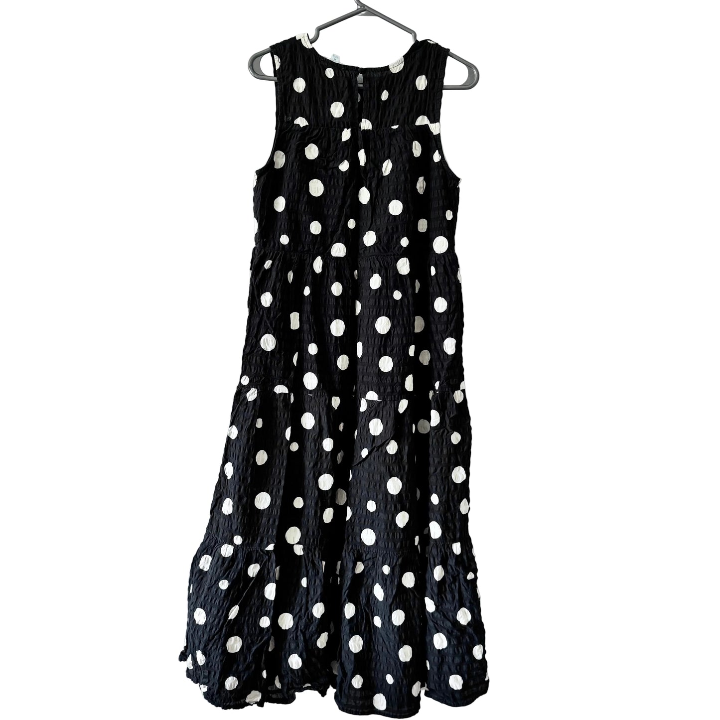 Au bord de la rivière / Robe noire à pois / Femme M