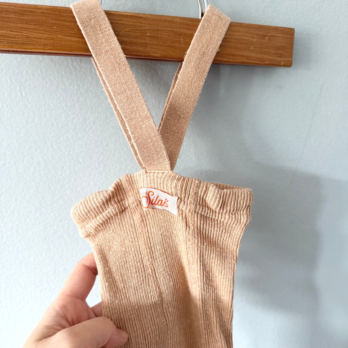 Silly Silas / Light brown tights / 3-6M