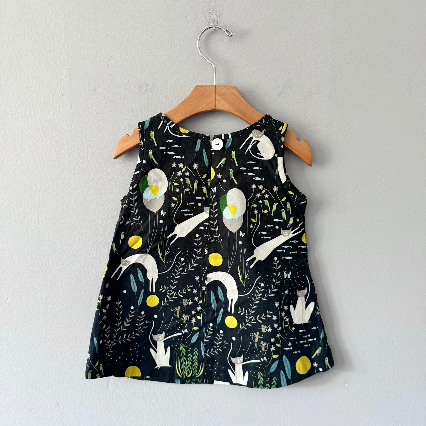 Handmade / Black dress / 12-18M