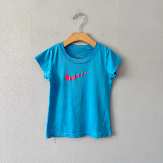 Nike / Blue drifit girl's top / 6Y