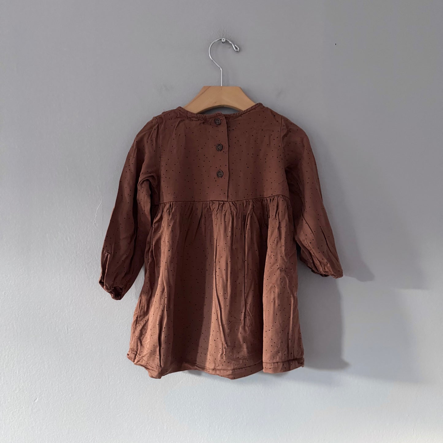 Miles the label / Brown x dots dress / 24M