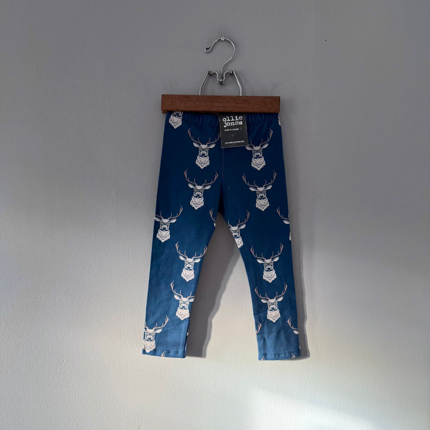 Ollie Jones / Blue leggings / 2T - New with tag