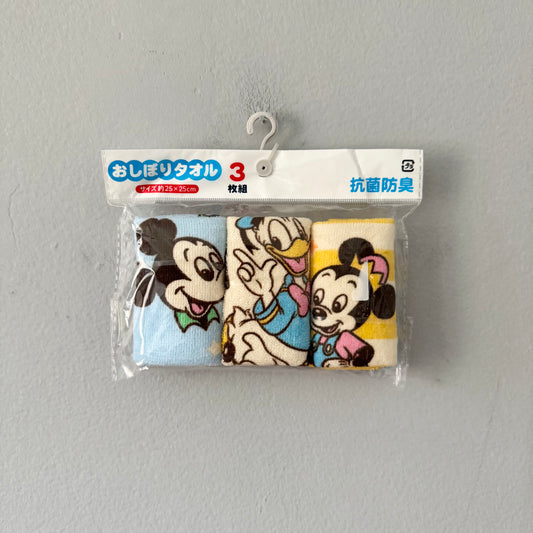 Disney / 3pcs towel set / 25x25cm - New with tag