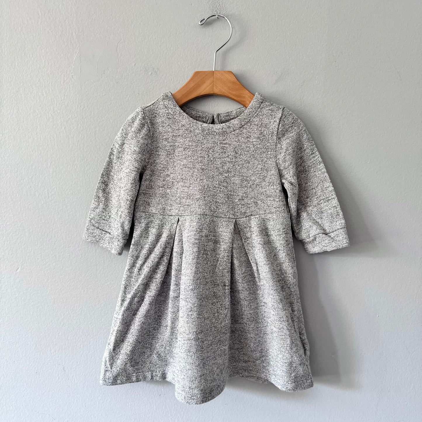 Gap / Grey cotton knit dress / 2Y