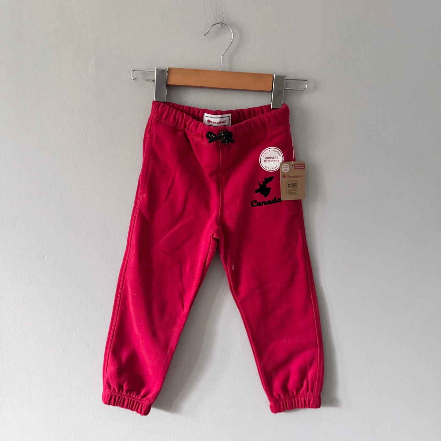 Canadiana / Red sweatpants / 4T - New with tag
