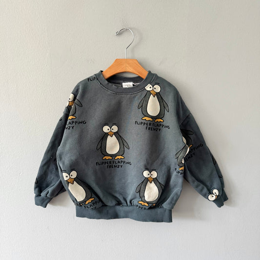 Zara / Penguin sweatshirt / 6Y