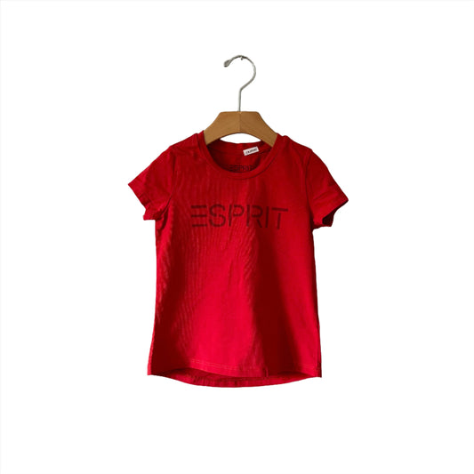 Esprit / Red logo T-shirt / 4-5Y