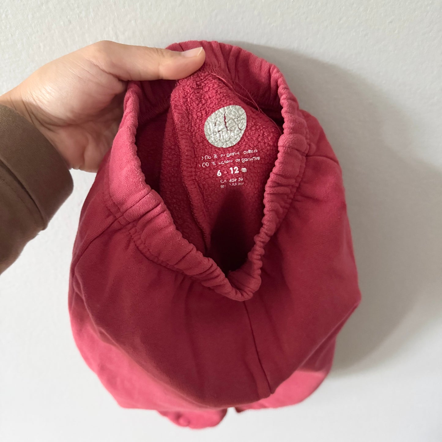 The Littlest / Red crew set "Merry" / 6-12M