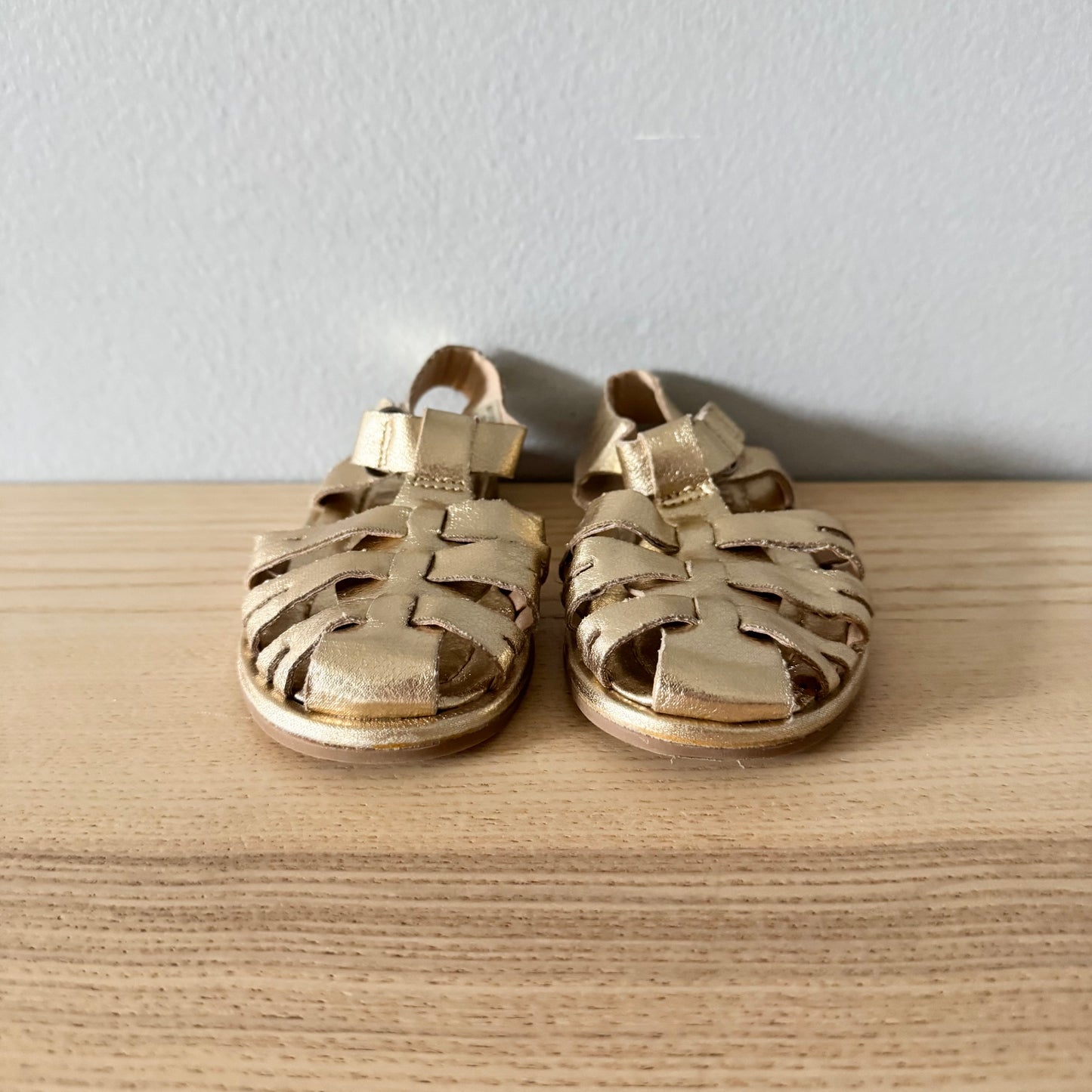 Zara / Sandales dorées / 21 (US5)