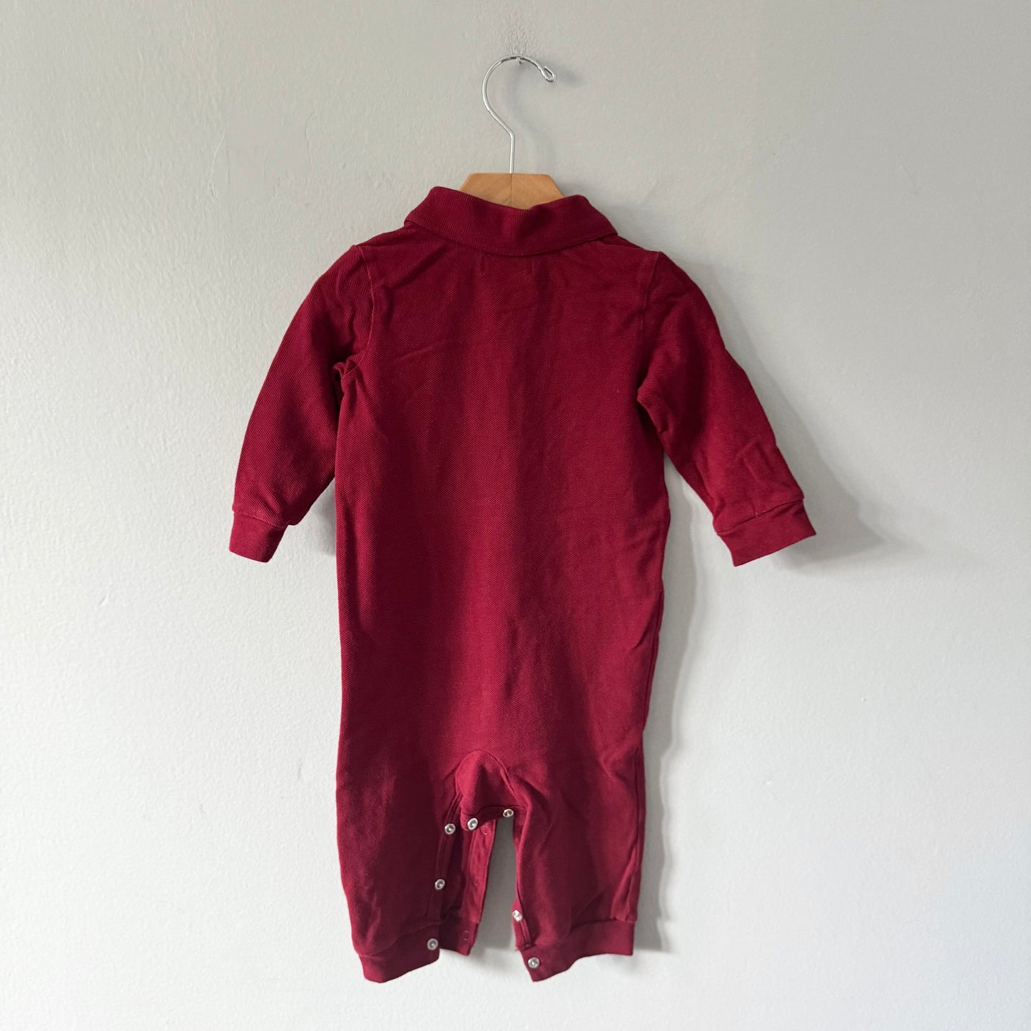 Polo Ralph Lauren / Barboteuse polo ourson rouge / 9M
