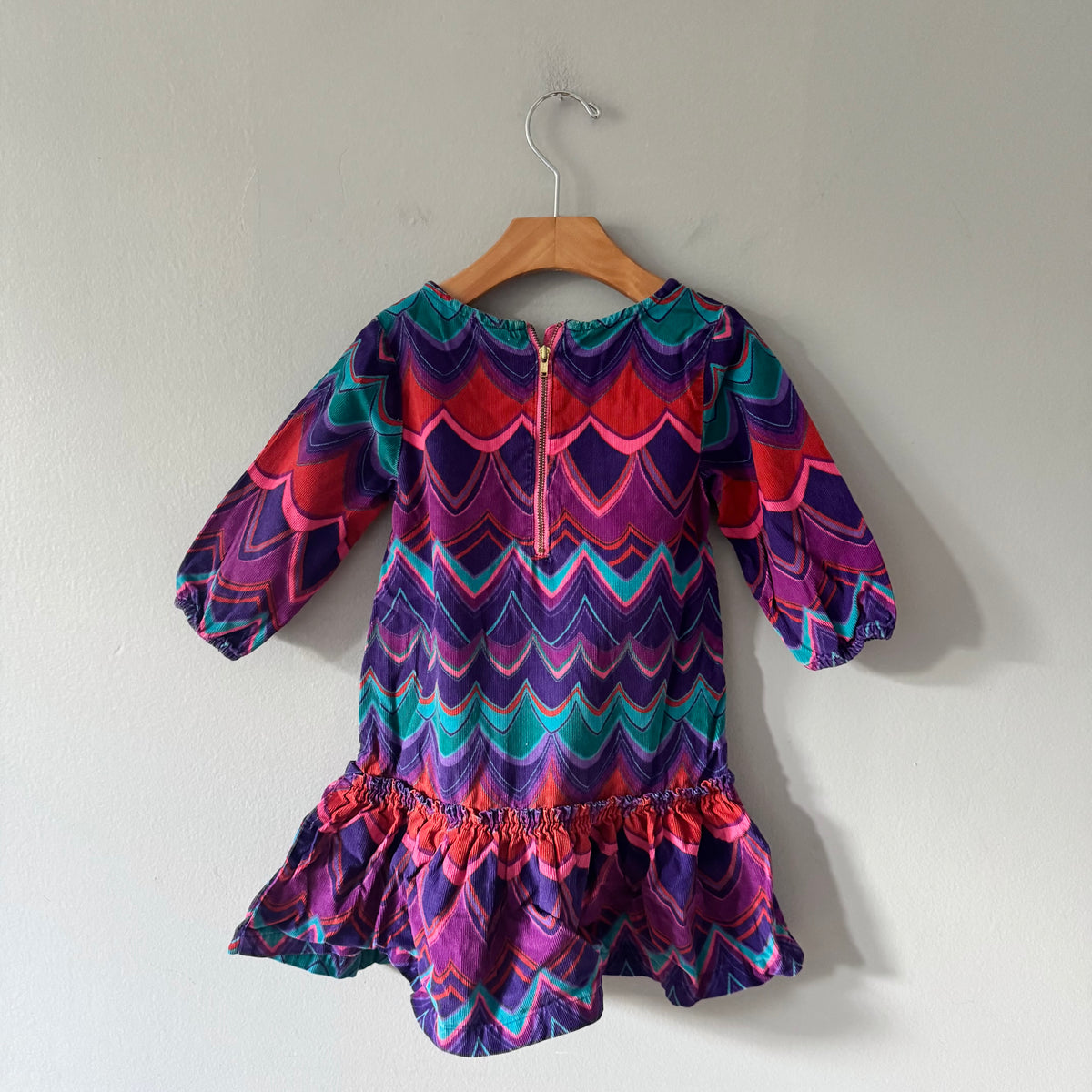 Gap / Purple corduroy dress / 3Y