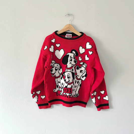 101 Dalmatians / Red sweater / 6-7Y