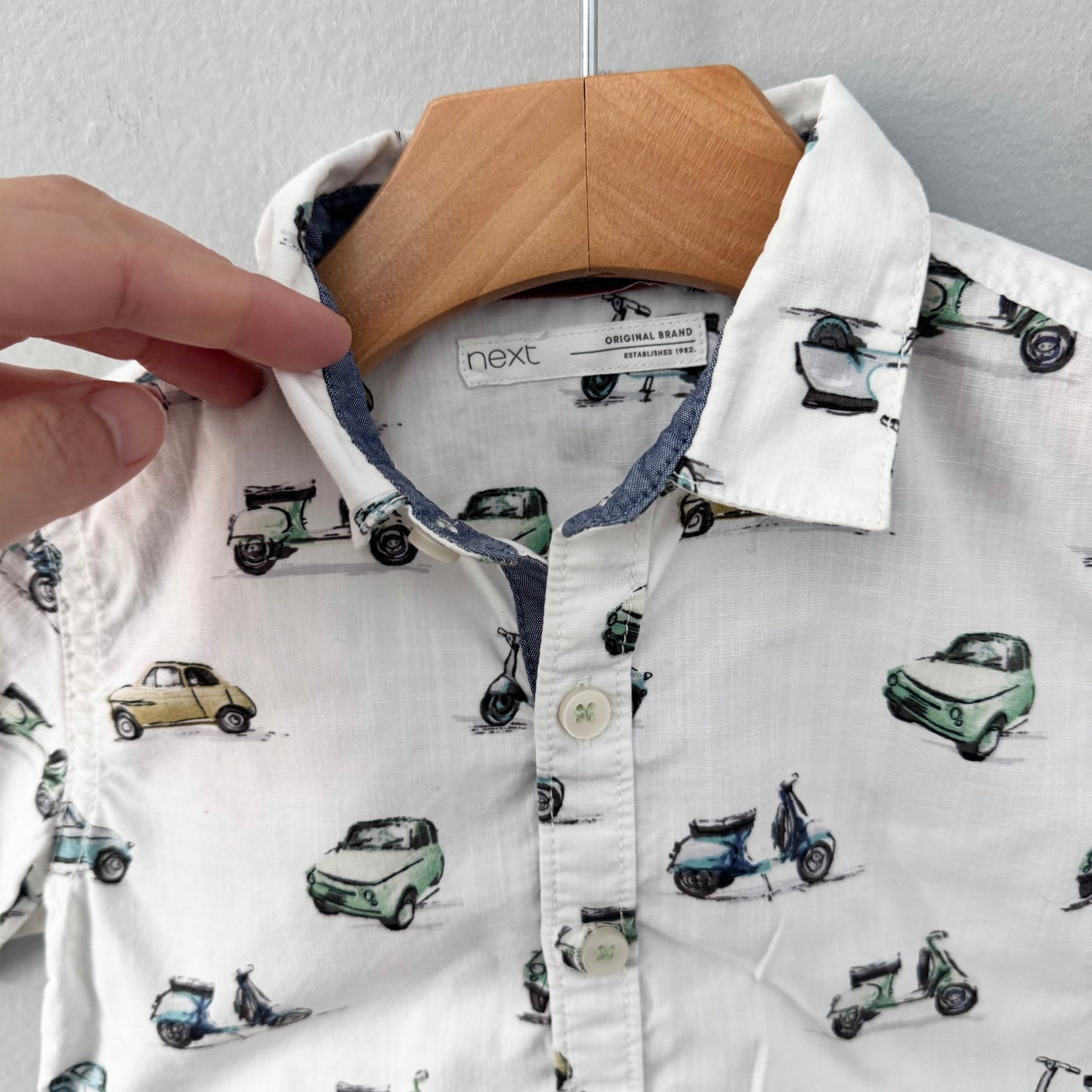 Next / Tee-shirt à manches courtes blanc et noir / 18-24M