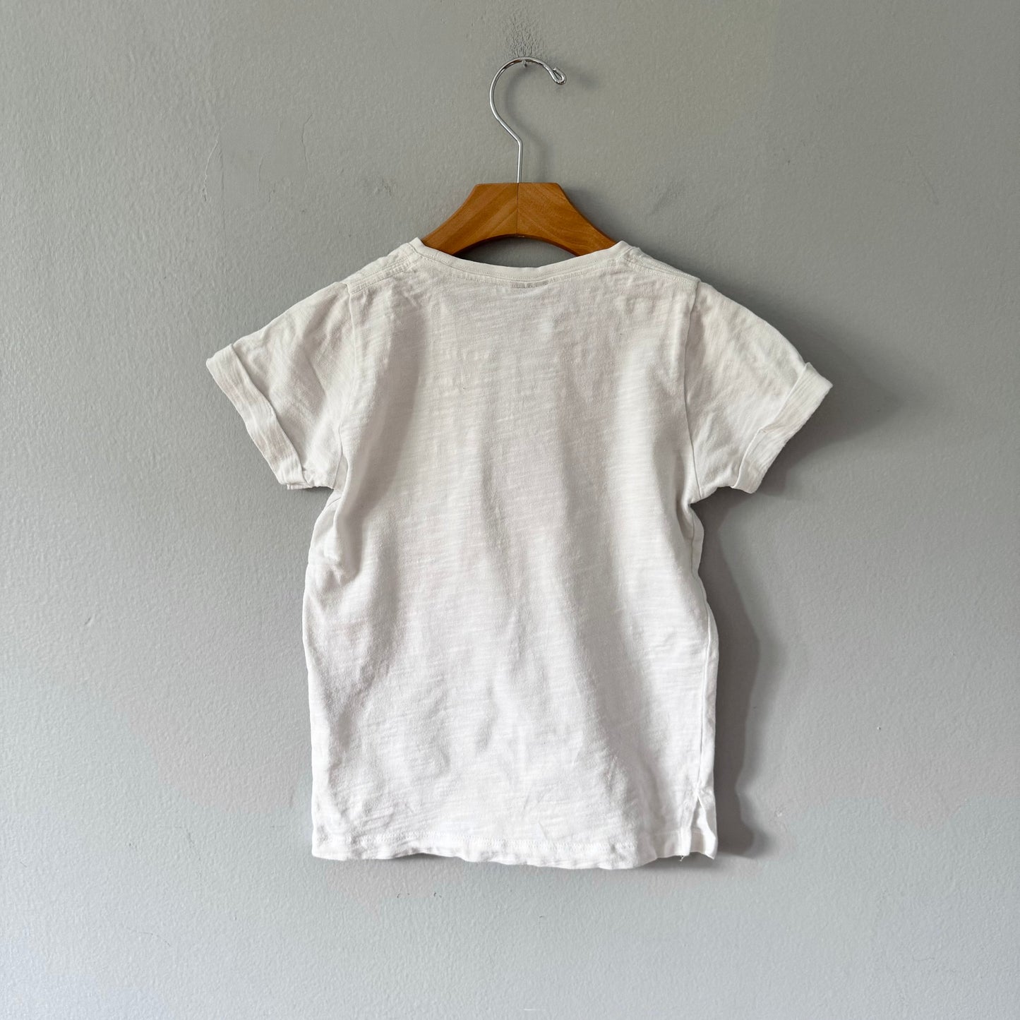 Viller Valla / White organic cotton T-shirt / 116(5Y)