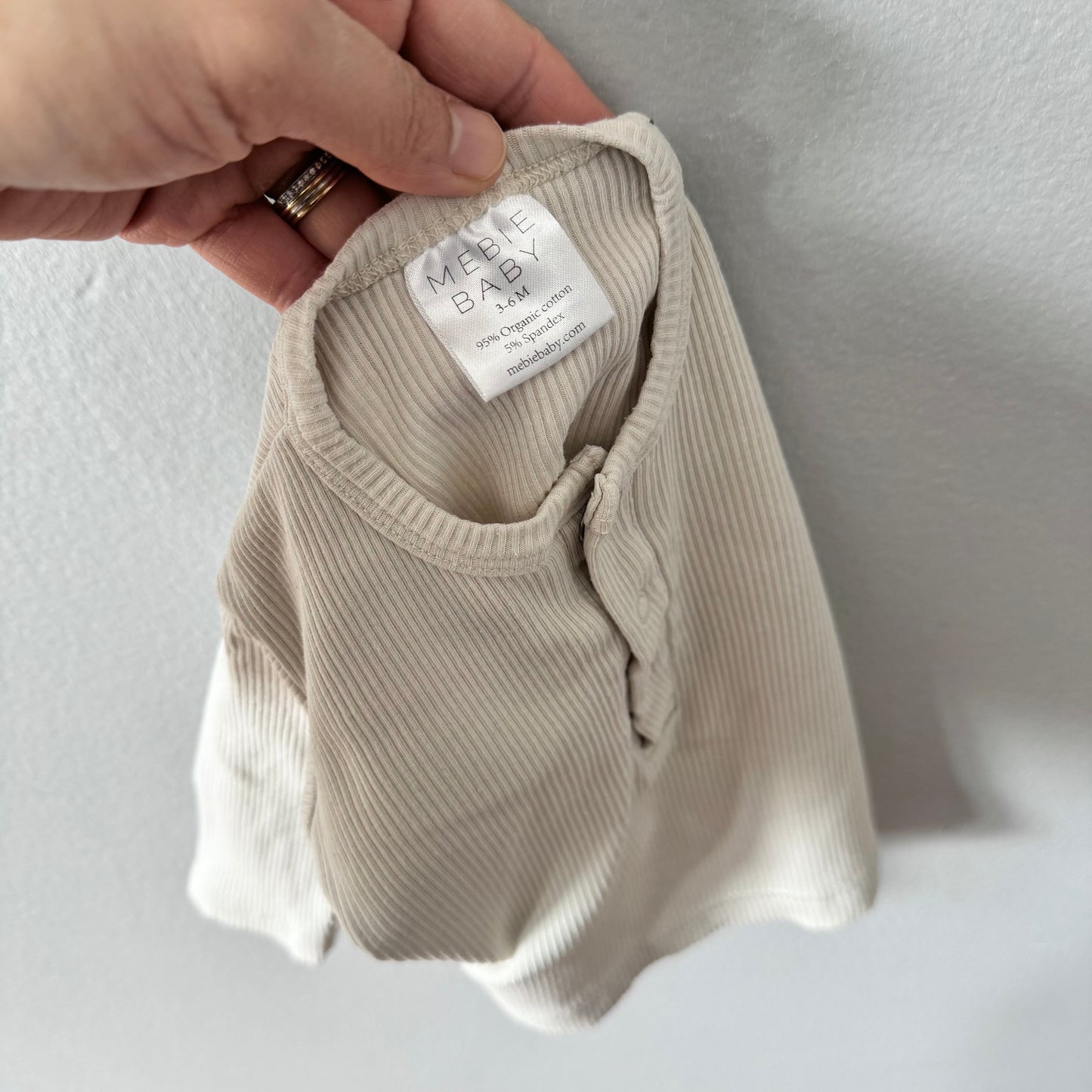 Mebie baby / Ensemble côtelé à manches longues / 3-6M