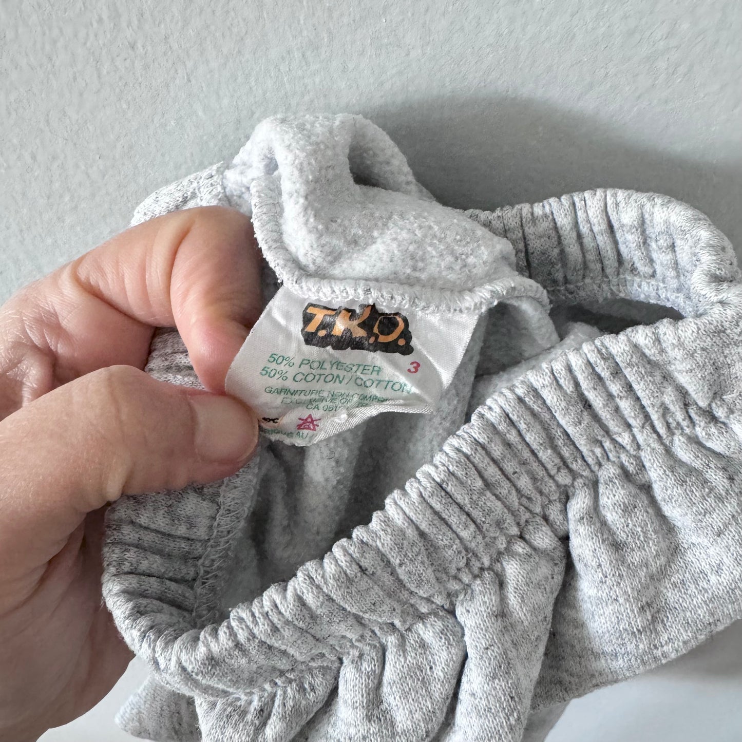 Bas de jogging Hockey vintage / Gris clair / 18-24M