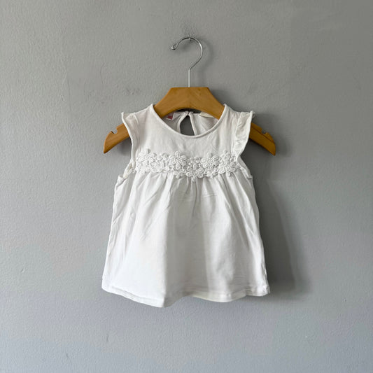 Zara / White tank / 18-24M
