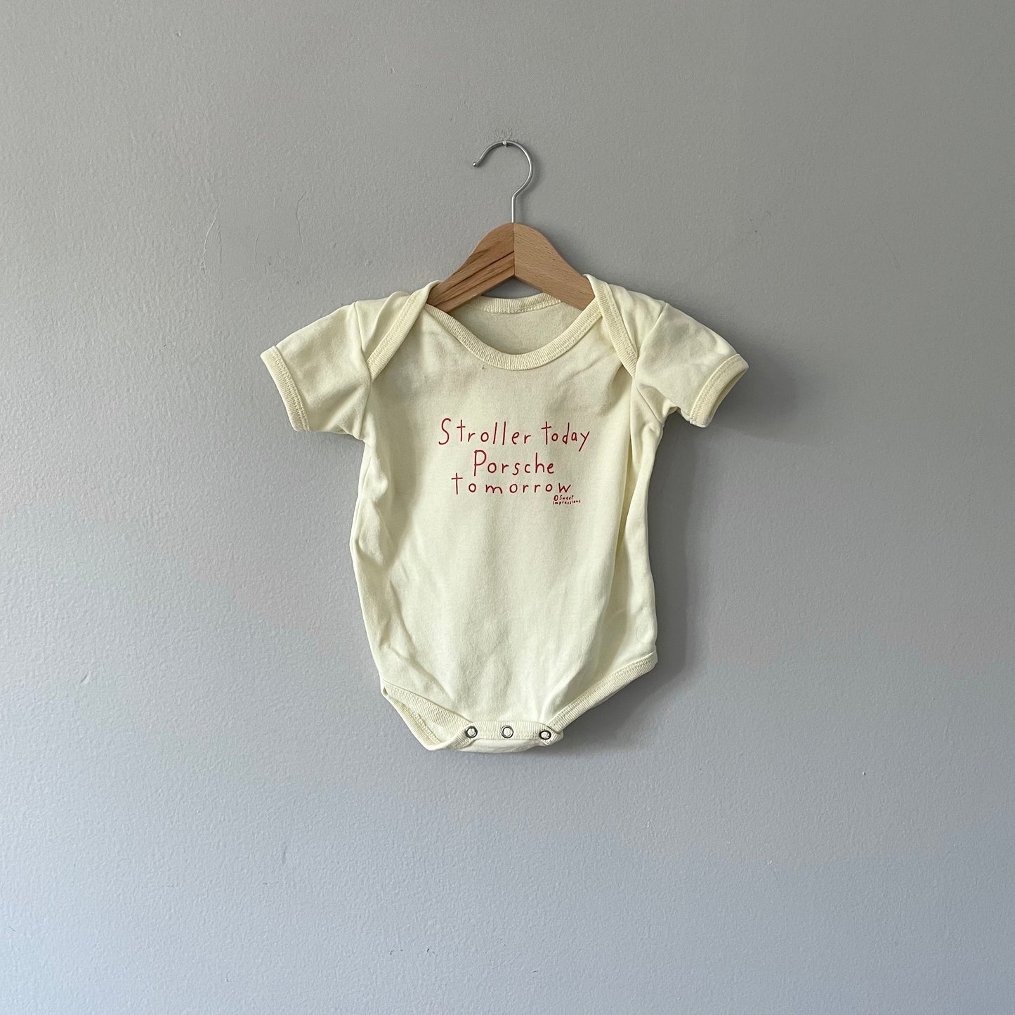 Sweet Impressions / Light yellow onesie / 3M