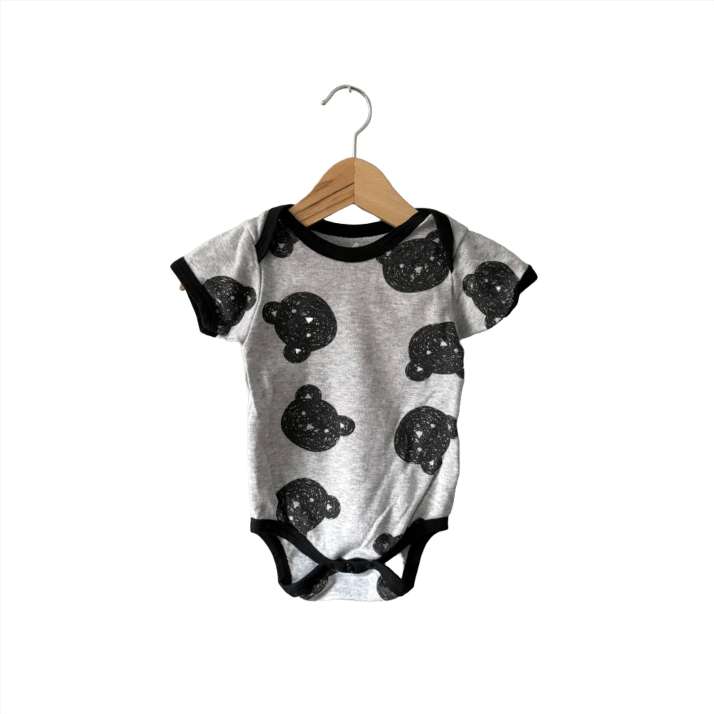 Snugabye / Light grey x bear onesie / 9M