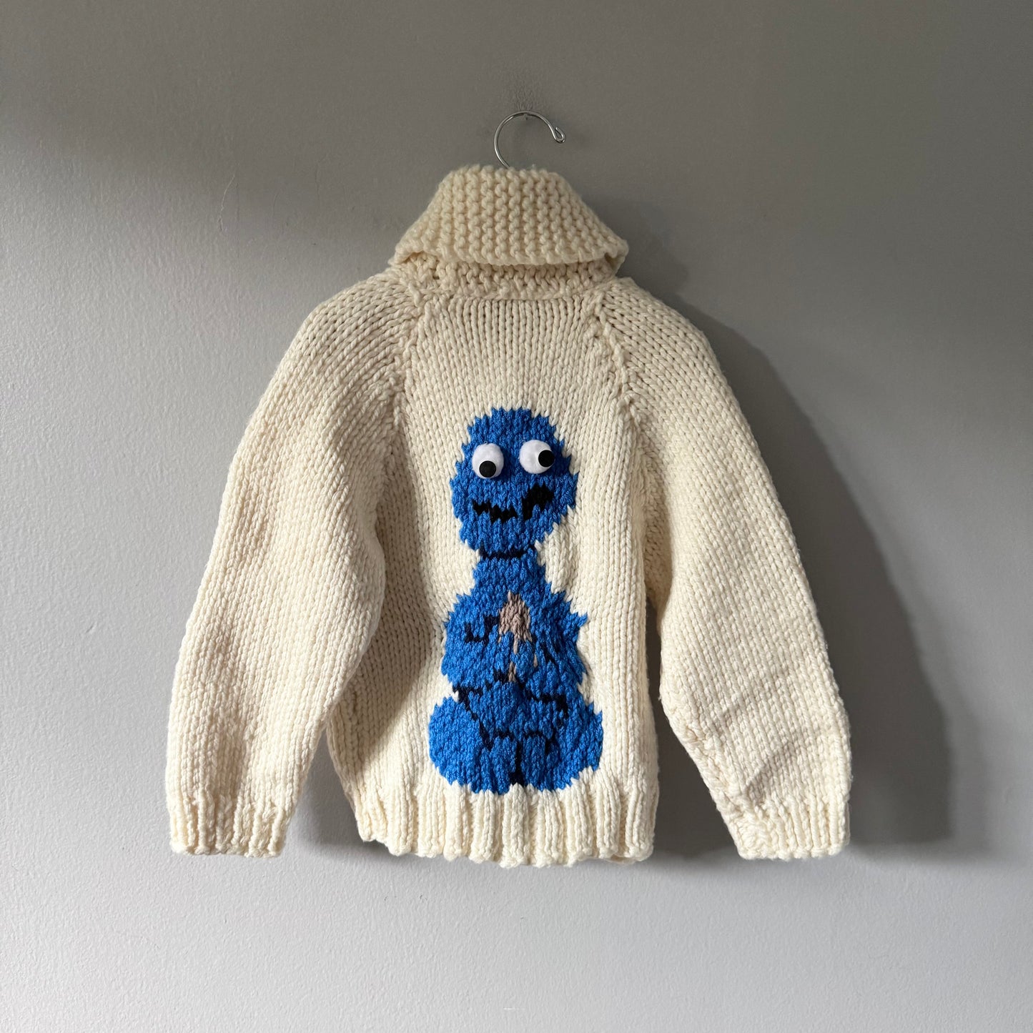 Handmade / Monster knit jacket / 5-6Y
